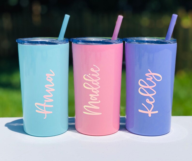 Personalized Tumbler / Custom Tumbler / Mini Skinny / 12 Oz Etsy