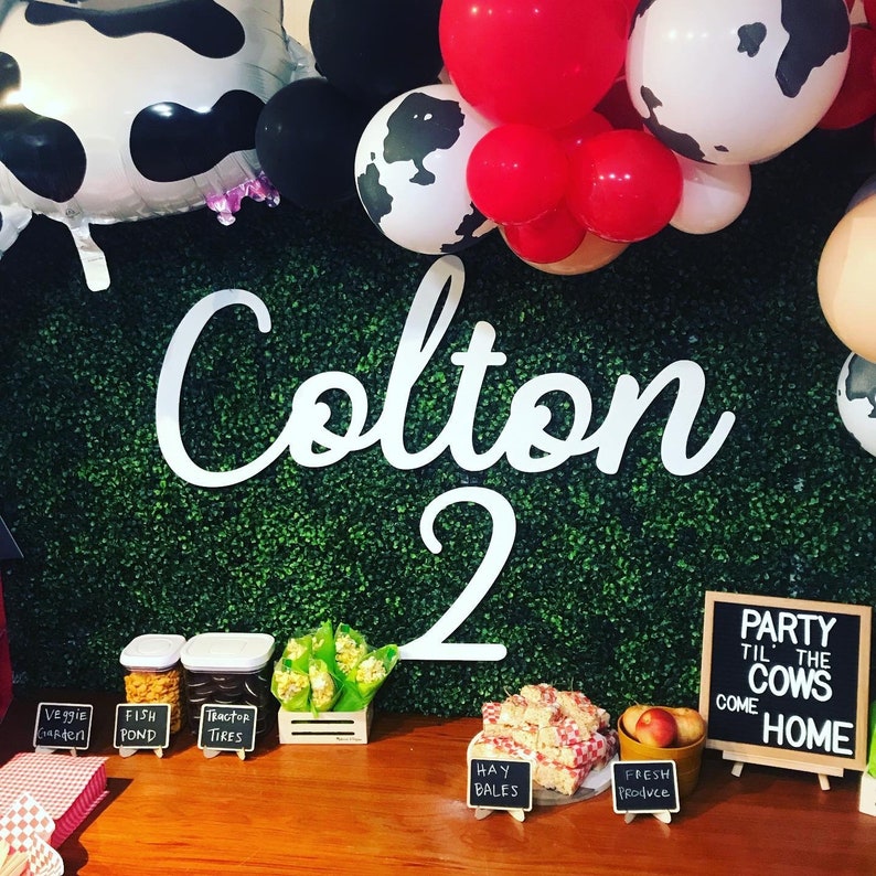 Acrylic Name Sign/ Personalized Name Sign / Wedding Backdrop / Etsy