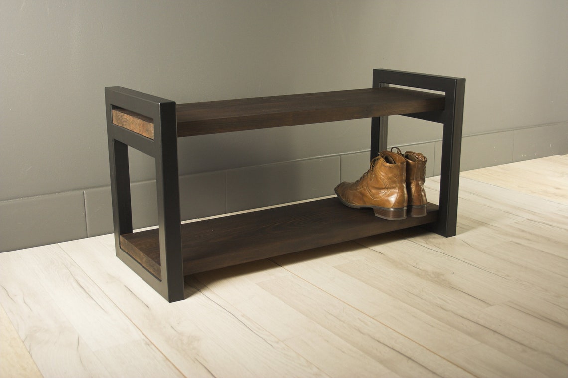 Schuhaufbewahrungsbank Schuhregal. Qualität Holz fest. Höhe | Etsy