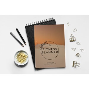 Digital, Printable Fitness Planner, Meal Planner, Wellness