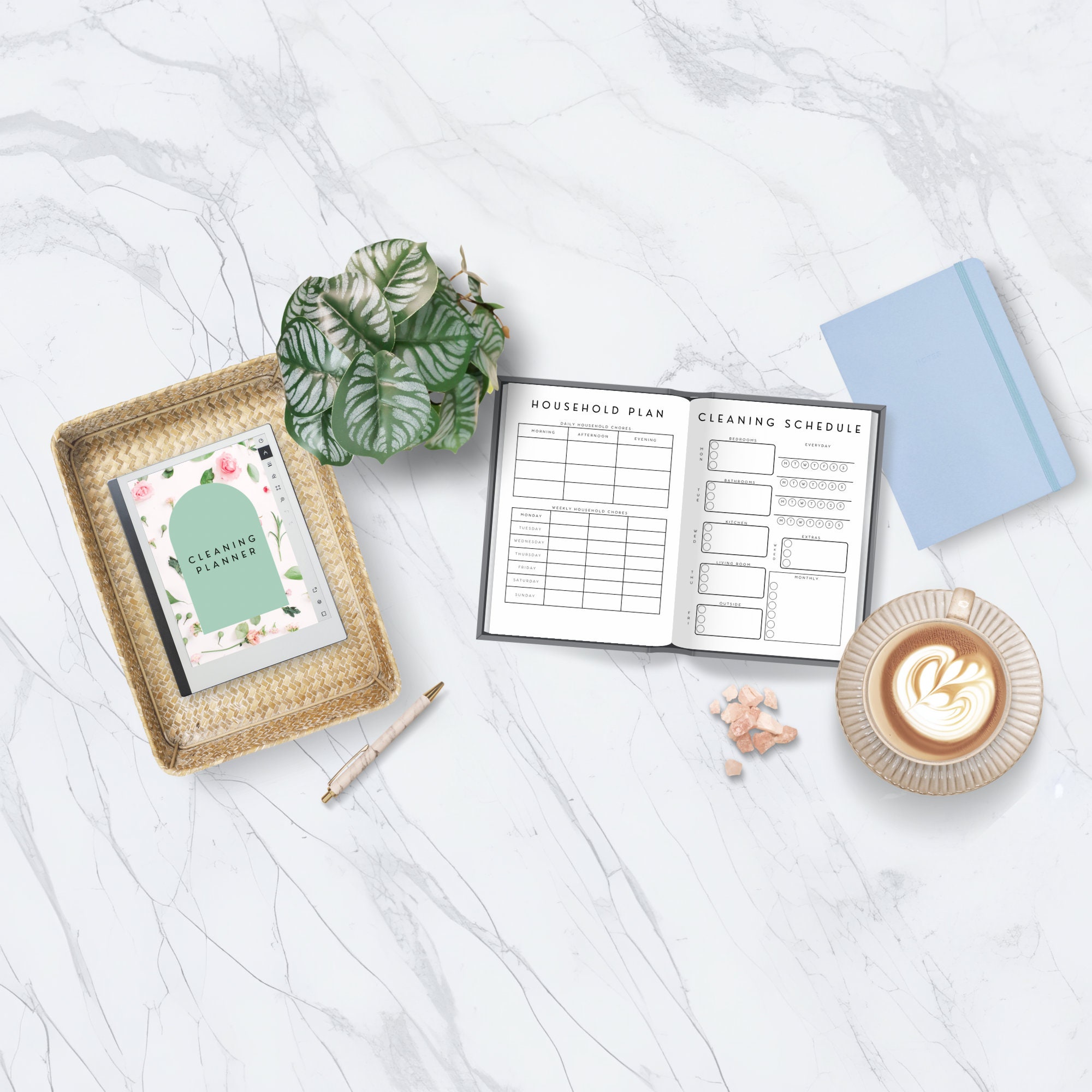 Printable House Cleaning Planner - Etsy