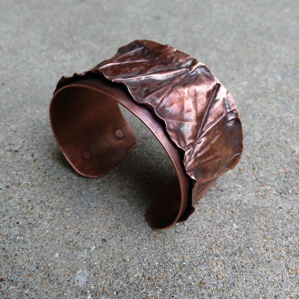 COPPER CUFF Ruffled double