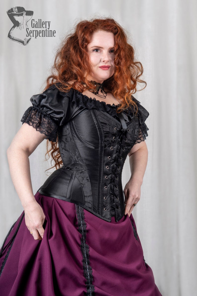 Turn of the Century Front Laced Over bust Corset image 4