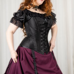 Turn of the Century Front Laced Over bust Corset image 8