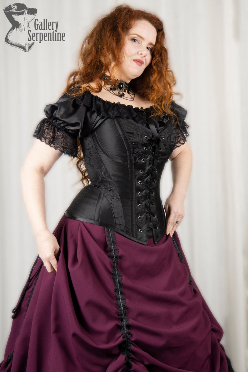 Turn of the Century Front Laced Over bust Corset image 8