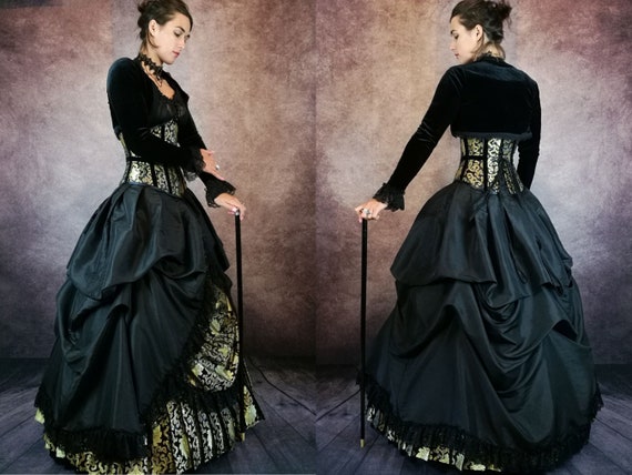 Gothic Wedding Dress – Sapphire Splendor | Steampunk wedding dress, Victorian  ball gowns, Victorian wedding dress