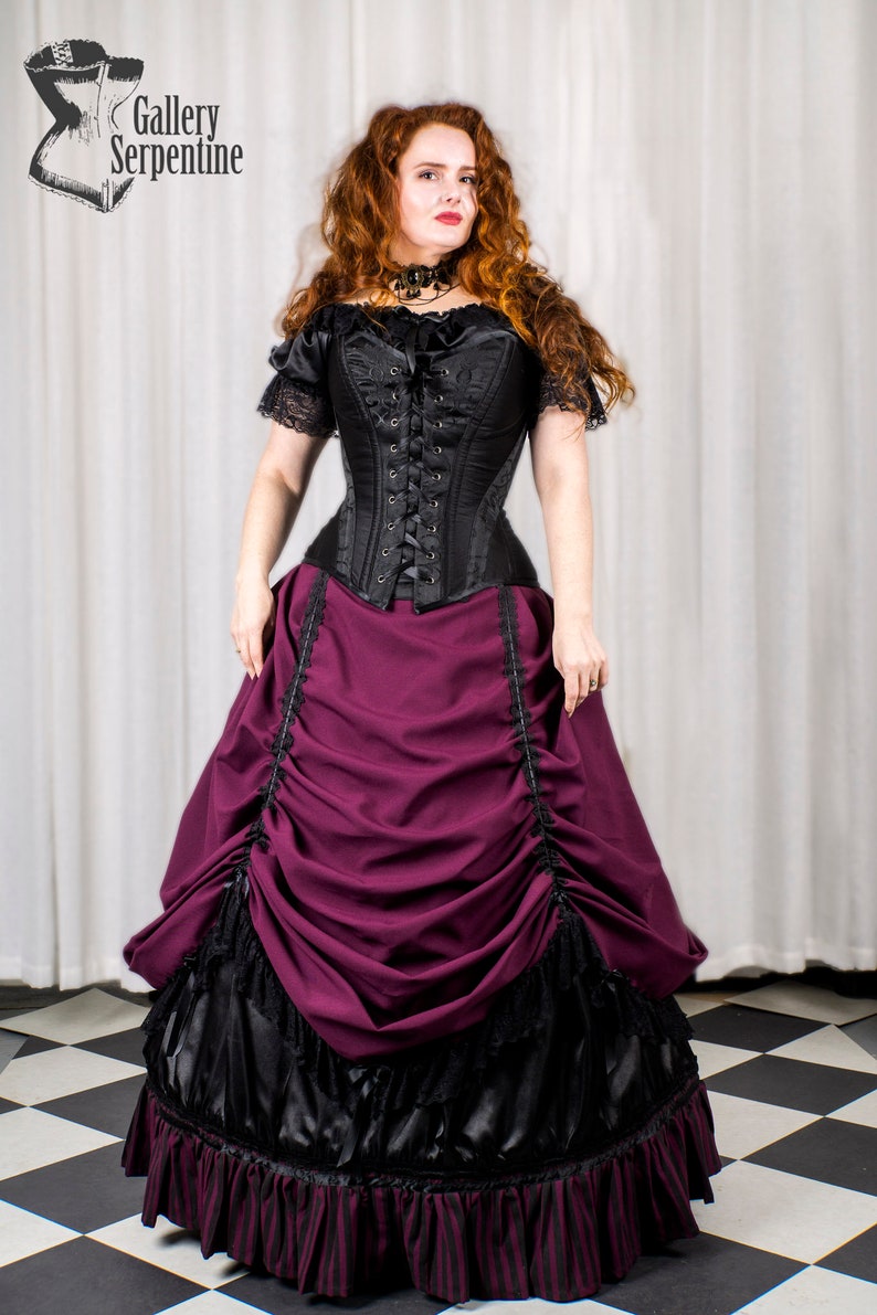 Turn of the Century Front Laced Over bust Corset image 3
