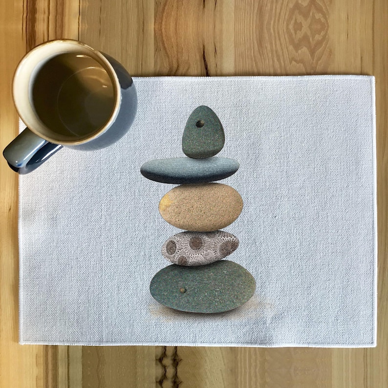 Stack of Rocks Placemat, Bring Nature Inside With This High Quality ...