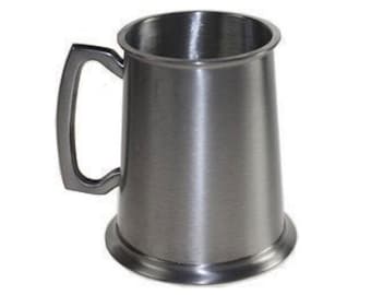 Antique Finish 1 Pint Wentworth Pewter Tankard