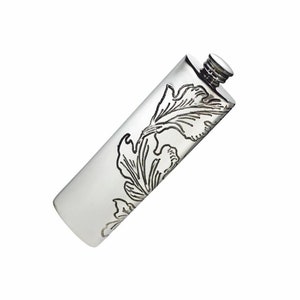 Acanthus Pewter Spirit Purse Flasche, 3 Unzen Kapazität - Wentwork Zinn
