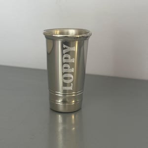 Loppy Shot Cup Sheffield Pewter shot glass spirit measure