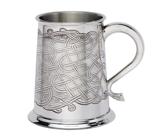 Celtic Knot 1 Pint Wentworth Pewter Tankard