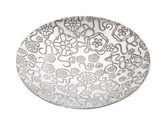 Cuenco redondo de peltre Yorkshire Rose - Wentworth Pewter
