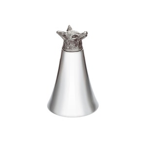 Large Fox Pewter, shot glass, Jigger, Stirrup Cup, Measure, Cup