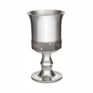 Kells Celtic Band Wentworth Pewter Goblet, Wine Goblet,
