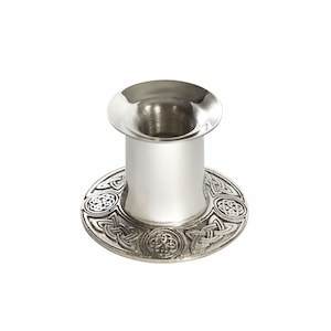 Celtic Pewter Candle Holder - Wentworth Pewter - 80mm