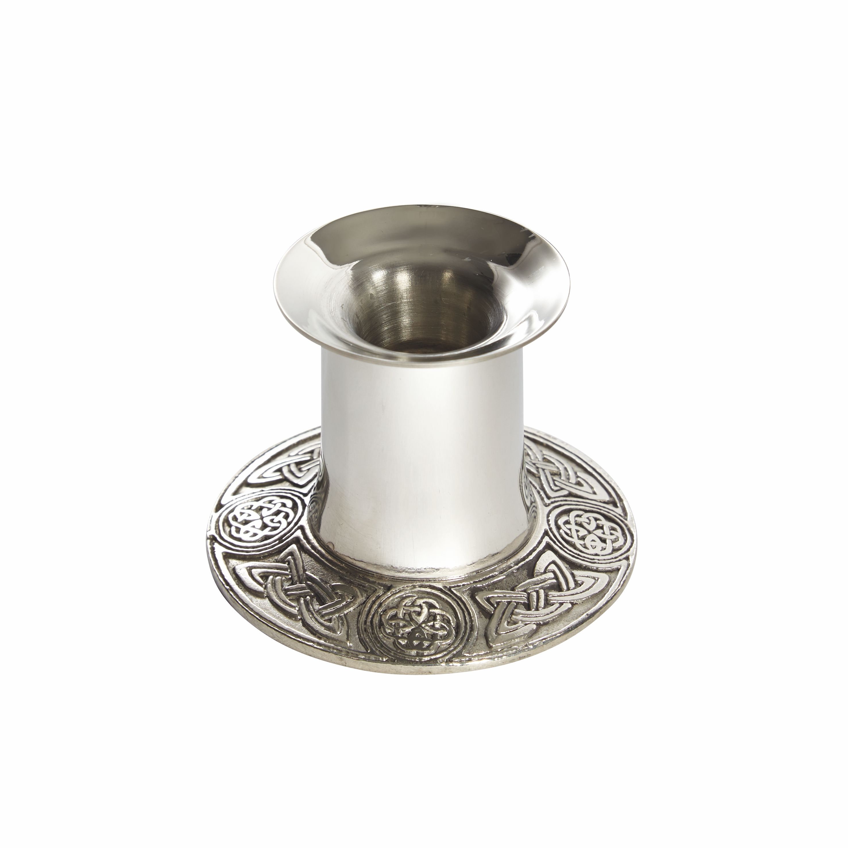 ケルトピューターキャンドルホルダー - ウェントワースピューター - 80