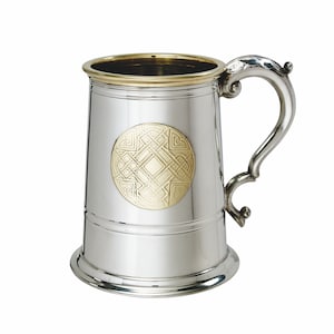 Celtic Gold 1 Pint Wentworth Pewter Tankard