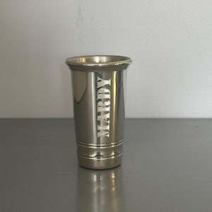 Mardy Shot Cup Sheffield Pewter shot glass spirit measure