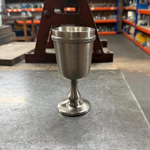 Antique finish  Celtic Band Wentworth Pewter Goblet