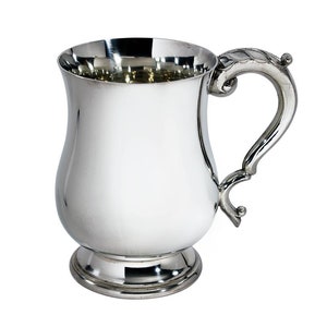 Georgian 1 Pint Wentworth Pewter Tankard