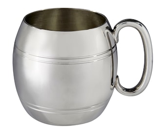 Barrel Shaped 1 Pint Wentworth Pewter Tankard