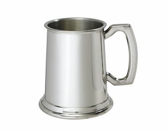 Half Pint Wentworth Pewter Tankard