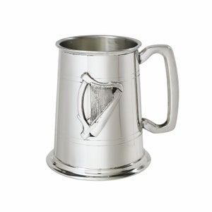Irish Harp 1 Pint Wentworth Pewter Tankard