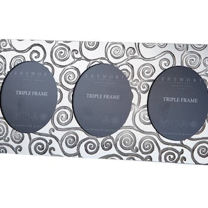 Wentworth Pewter Tree of Life Pewter Triple Photo Frame