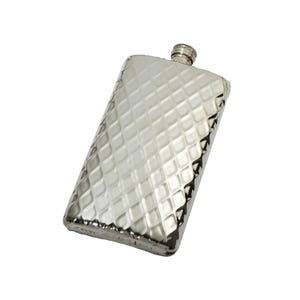 Diamond Large 17oz capacity Pewter Pocket Flask, saddle flask, hunting flask, spirit flask, shooting flask,  fishing, party, giant capacity