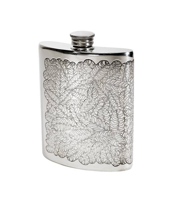 6oz Fern Leaf Flask 6oz Fern Leaf Flask