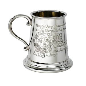 Humpty Dumpty Wentworth Pewter Baby Mug, Gift, Keepsake