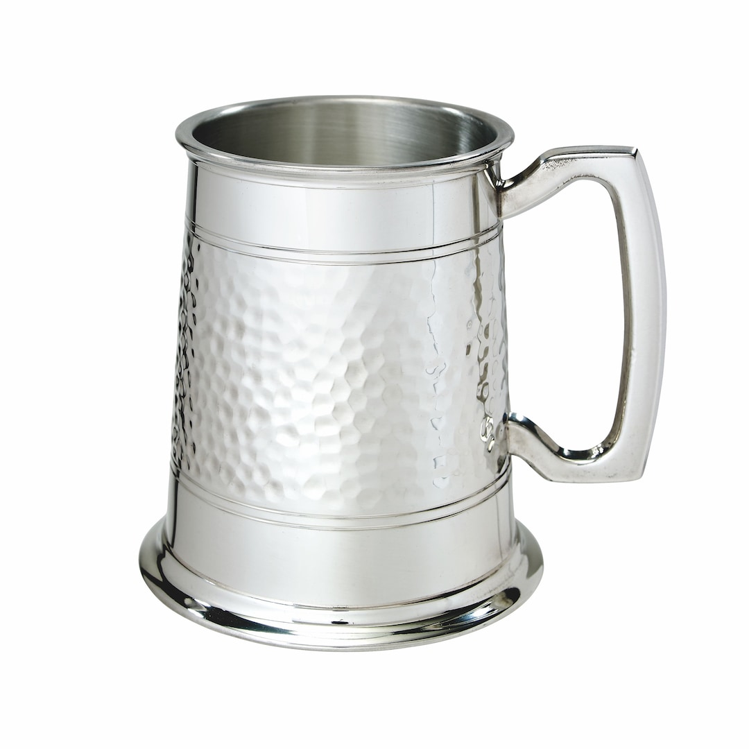 Buy Half Hammered 1 Pint Wentworth Pewter Tankard Online in India