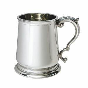 Beer Mug George III style Pint Wentworth Pewter Tankard, stein, beer tankard