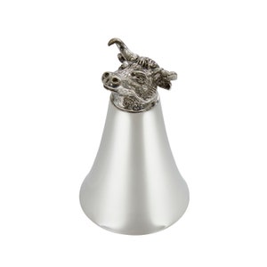 Large Bull Pewter, Shot Glass, Jigger, Stirrup Cup, Measure, Cup