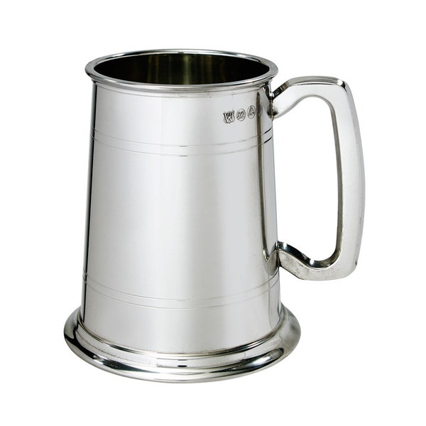 Double Lined 1 Pint Wentworth Pewter Tankard