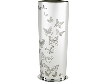 Large Butterfly Pewter Vase, Large Vase , Flower vase - Wentworth Pewter