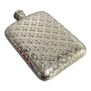 Cosmopolitan Spirit Flask - Fleur Pewter Taschenflasche, 160 ml Fassungsvermögen. Wentwork Zinn