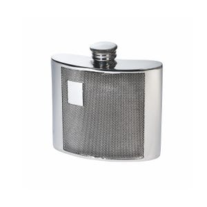 Barley Wentworth Pewter Hip Flask: 4oz Spirit Flask