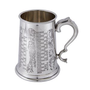 Kings and Queens TWO PINT Wentworth Pewter Tankard