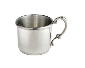 Childs Can, baby cup - Wentworth Pewter - Engraved Free - Baby Mug, Baby Gift, Keepsake, Christening, Wedding, in Box