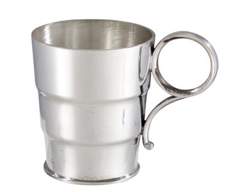 Tombstone whisky cup - Little cup - small pewter cup, measure, spirit shot cup , whisky cup