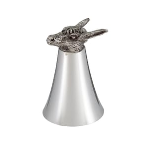 Large Donkey Pewter, shot glass, Jigger, Stirrup Cup, Measure, Cup