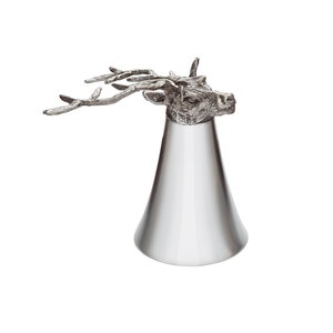 Large Stag Pewter, Shot Glass, Jigger, Stirrup Cup, Measure, Cup
