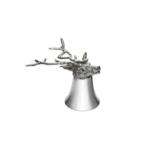 Stag Pewter Shot Glass, Jigger, Stirrup Cup, Measure, Cup