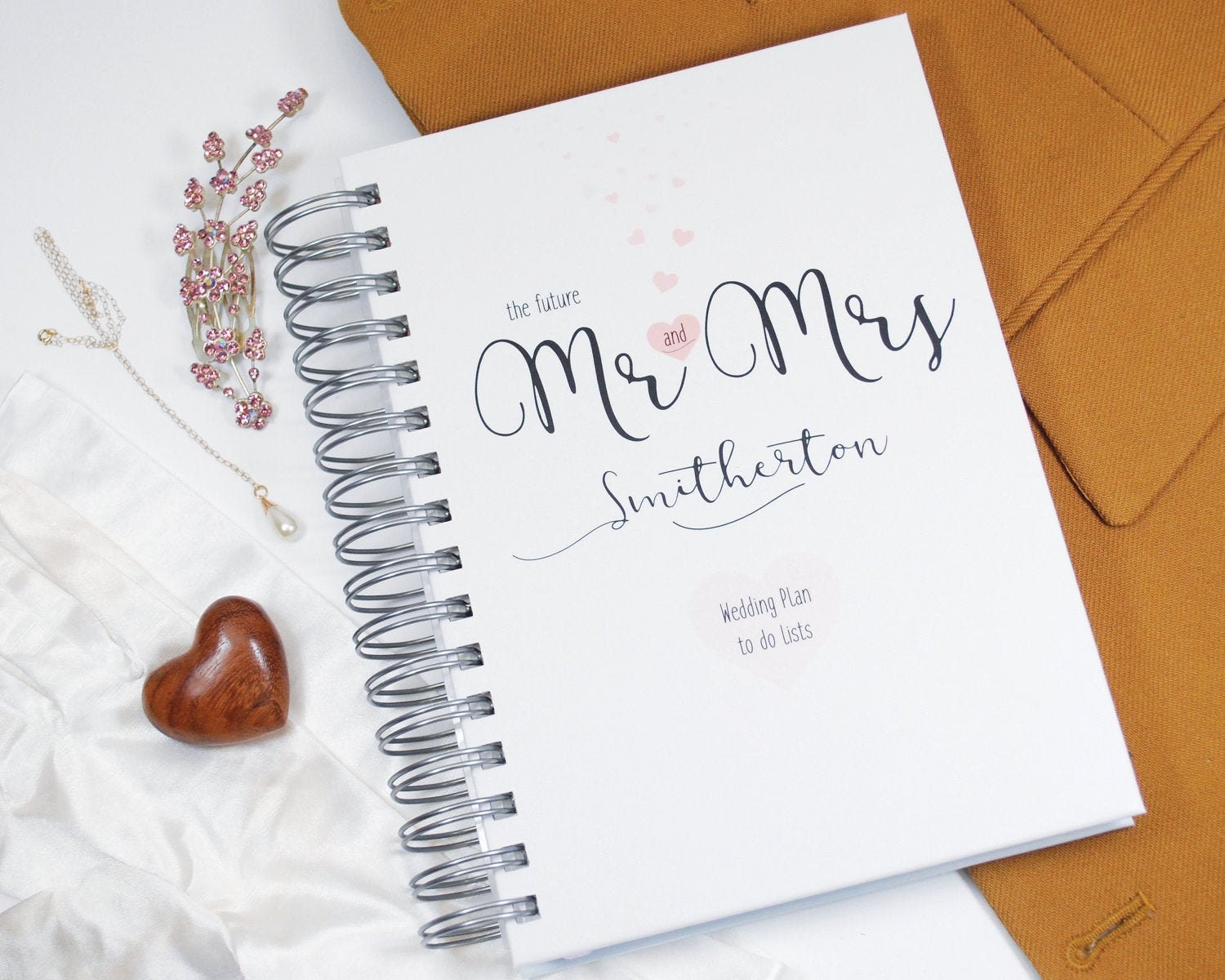 Personalised Note Book Wedding to Do List Personalised Wedding
