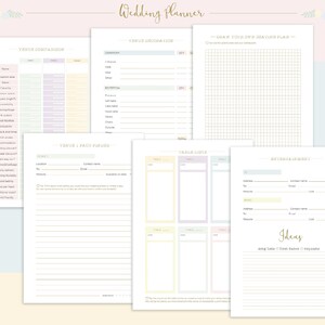 Personalised Wedding Planner - Diamond Design | Custom Wedding Organiser | Personalised Wedding Journal| Engagement Gift for Brides A4 / A5 zdjęcie 5
