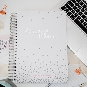 Personalised Wedding Planner Organiser Book Engagement Delicate Ferns