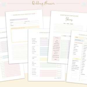 Personalised Wedding Planner - Diamond Design | Custom Wedding Organiser | Personalised Wedding Journal| Engagement Gift for Brides A4 / A5 zdjęcie 6