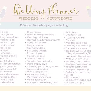 Personalised Wedding Planner - Diamond Design | Custom Wedding Organiser | Personalised Wedding Journal| Engagement Gift for Brides A4 / A5 zdjęcie 3